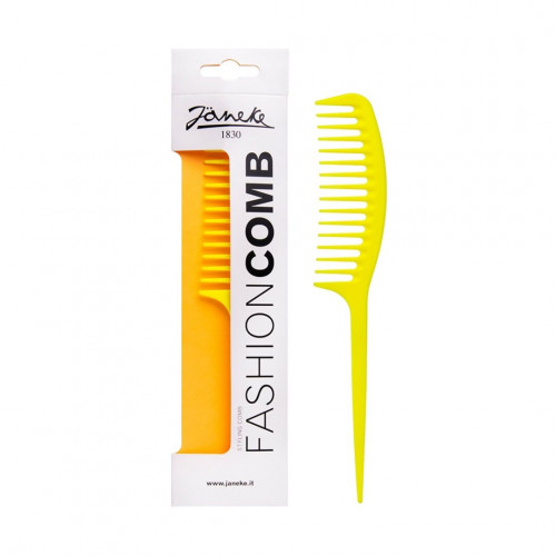 Janeke Гребінь з ручкою 82826YFL Жовтий Janeke Гребінь з ручкою 82826YFL Жовтий