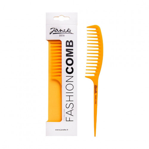 Janeke Гребінь з ручкою 82826OFL Помаранчевий Janeke Гребінь з ручкою 82826OFL Помаранчевий