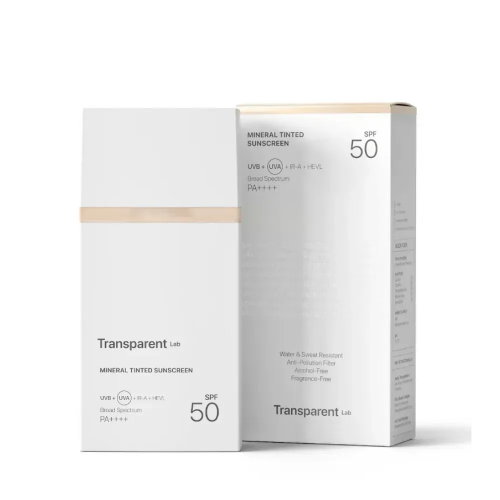 Transparent Lab Mineral Tinted Sunscreen Light SPF50+ 100ml Мінеральний сонцезахисний крем