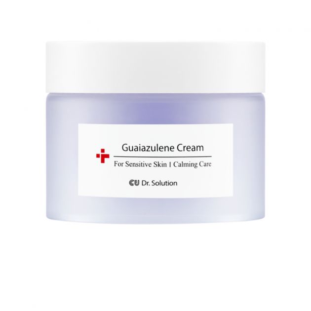 Cuskin Dr.Solution Guaiazulene Cream 50ml Інтенсивний заспокійливий крем з гвайазуленом, троксерутином та менадiоном