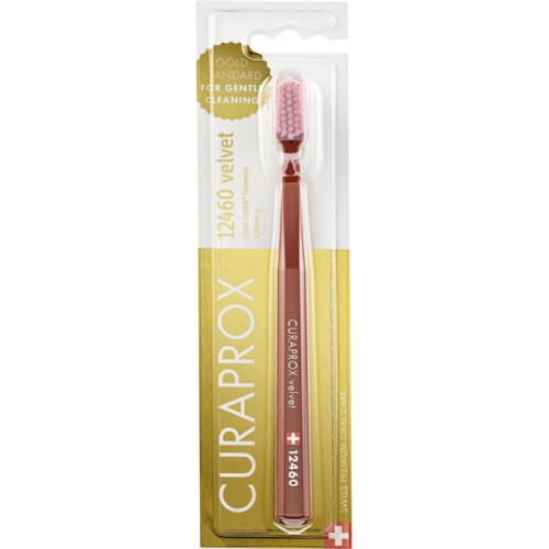 CURAPROX CS 12460 Зубна щітка Velvet d-0.08mm  (теракотова)