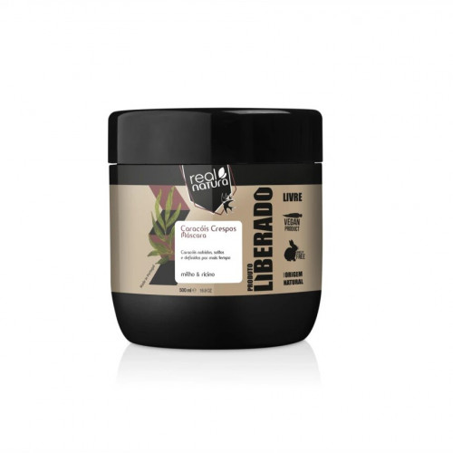 Real Natura Caracois Crespos Liberado 500ml Маска для кучерявого волосся