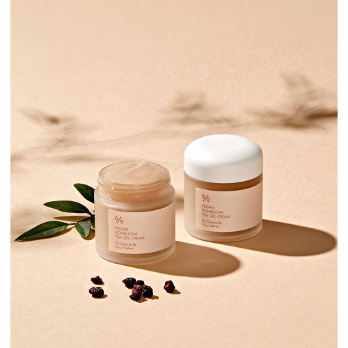 Dr.ceuracle Vegan Kombucha Tea Gel Cream 75ml Веганський крем-гель з екстрактом комбучі