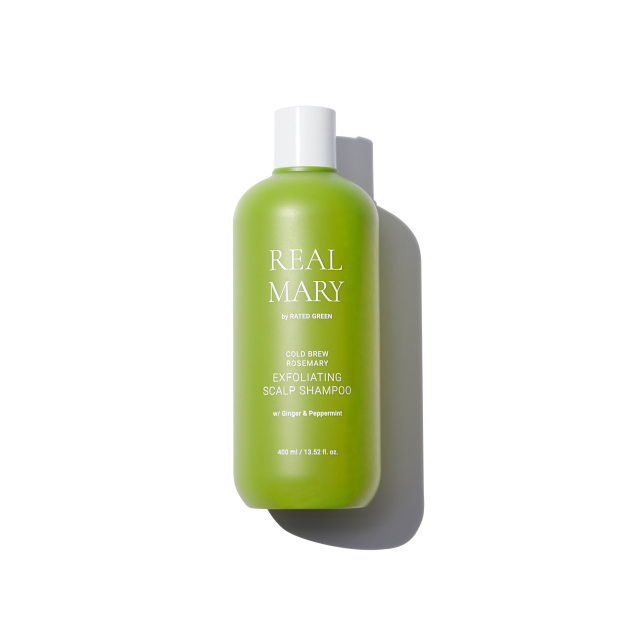 Rated Green Real Mary Cold Brewed Rosemary Exfoliating Scalp Shampoo 400ml Глибокоочищаючий відлущуючий шампунь