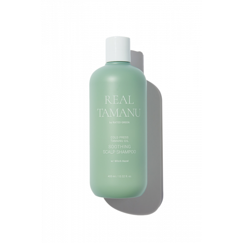 Rated Green Real Tamanu Cold Pressed Tamanu Oil Soothing Scalp Shampoo 400ml Заспокійливий шампунь з маслом таману Rated Green Real Tamanu Cold Pressed Tamanu Oil Soothing Scalp Shampoo 400ml Заспокійливий шампунь з маслом таману