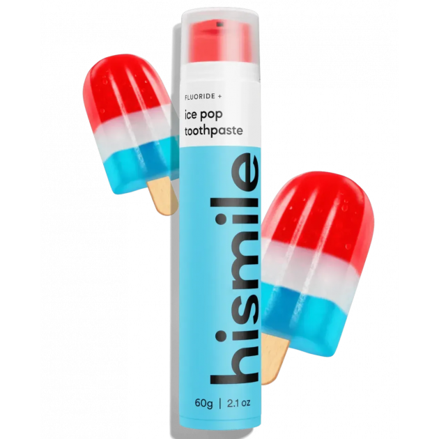 Hismile Ice Pop Toothpaste 60g Зубна паста зі смаком фруктового морозива