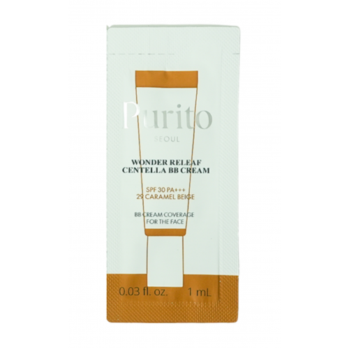 SAMPLE Purito Cica Clearing BB Cream (№29 Caramel Beige) 1 ml