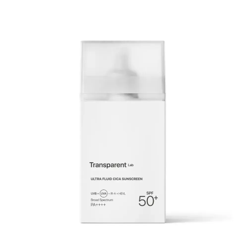 Transparent Lab Ultra Fluid Cica Sunscreen SPF50+ 100ml Ультра легкий сонцезахисний крем із центелою