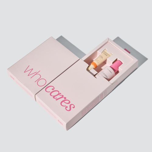 WhoCares SET Gentle Peel Lactic Acid Serum x Bifida Barrier Sun Cream Набір засобів для обличчя