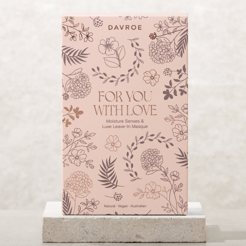 Davroe For You with love Moisture Senses&Luxe Leave-In Masque Набір Повнорозмірних засобів для Зволоження