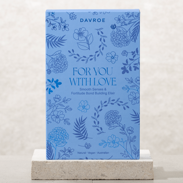 Davroe For You with love Smooth Senses & Fortitude Bond Building Набор Полноразмерных средств для разглаживания пушистых и кудрявых волос