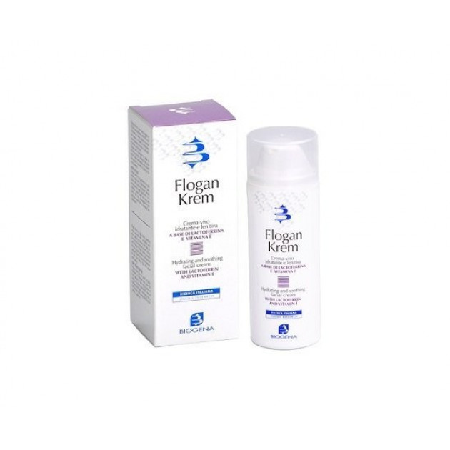 Biogena Flogan Krem Hydrating and Soothing Facial Cream 50ml Заспокійливий крем для гіперактивної шкіри