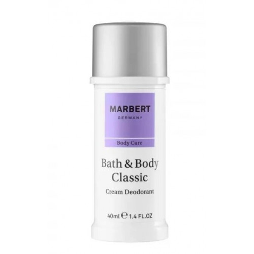 Marbert Bath & Body Classic Cream Deodorant 40ml Крем-дезодорант для тривалого захисту