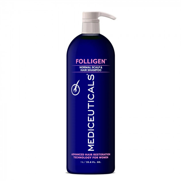 Mediceuticals Folligen Shampoo 1 L Шампунь для жінок проти випадіння волосся