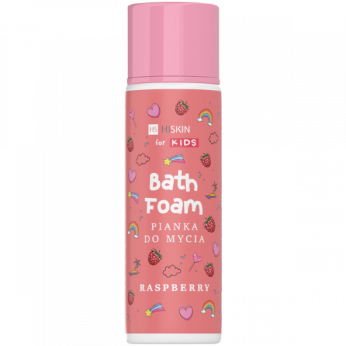 HiSkin Kids Піна-СПРЕЙ для душу з ароматом малини РОЖЕВА 250 мл