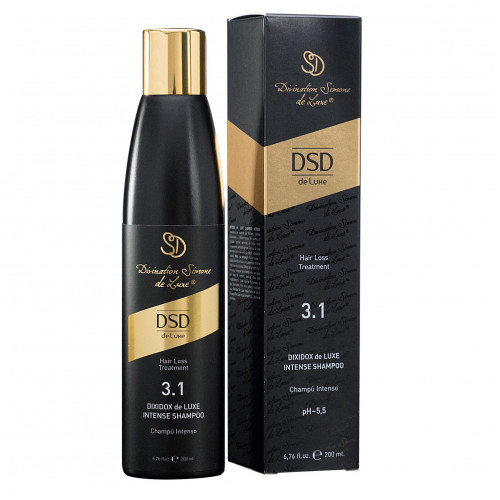 DSD de Luxe 3.1 Dixidox Intense Shampoo 200ml Інтенсивний шампунь для стимуляції росту та зміцнення волосся