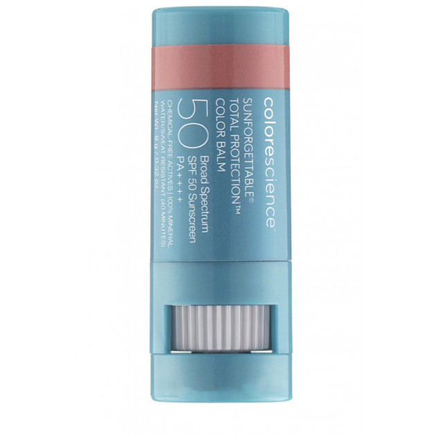 Colorescience Total Protection Color Balm SPF50 Blush Солнцезащитный бальзам для губ и румяна / Персик