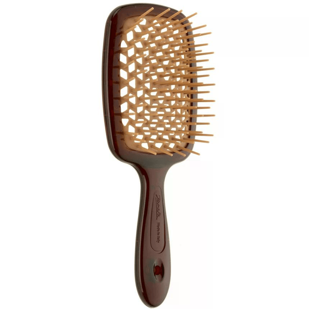 Щітка Janeke Superbrush The Original SP226CON Коричнева з бежевим