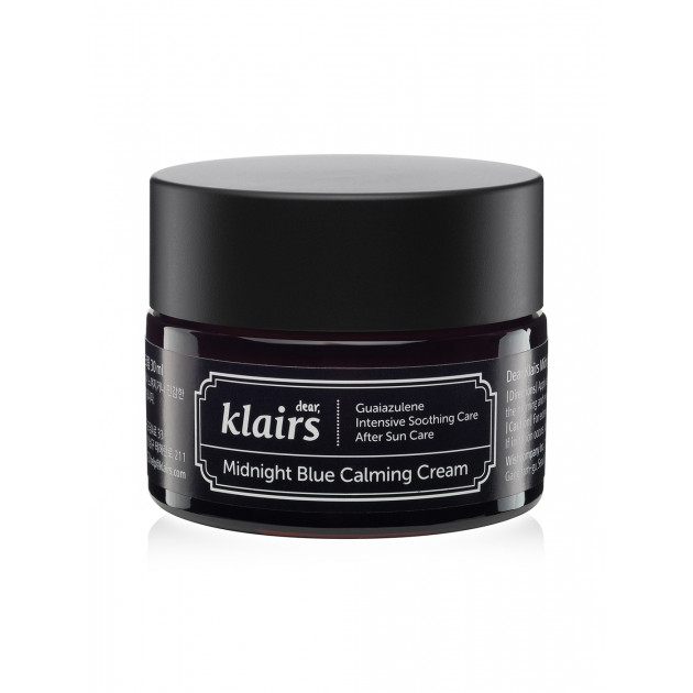 Dear Klairs Midnight Blue Calming Cream 30ml Успокаивающий ночной крем для лица
