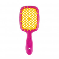 Janeke Small Superbrush The Original 86SP234FY Щітка мала Рожева/Жовта