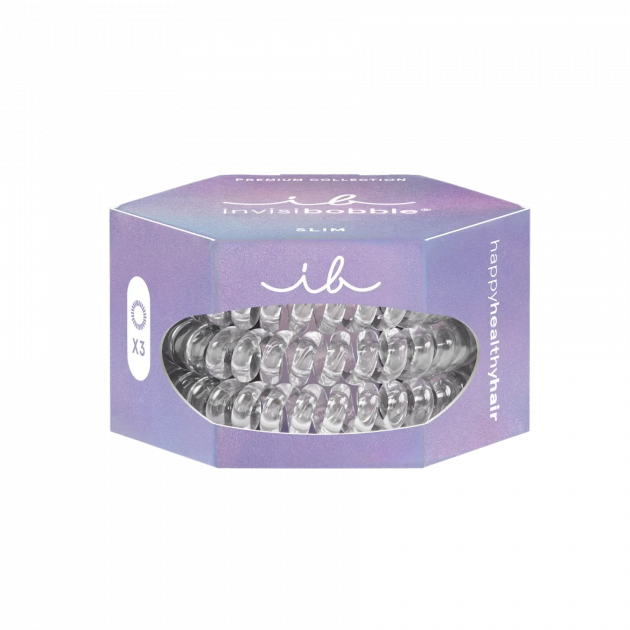 Резинка-браслет для волосся invisibobble SLIM Crystal Clear