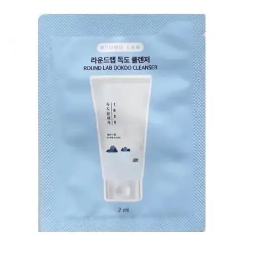SAMPLE Round Lab 1025 Dokdo Cleanser Зразок м'якої пінки для очищення шкіри