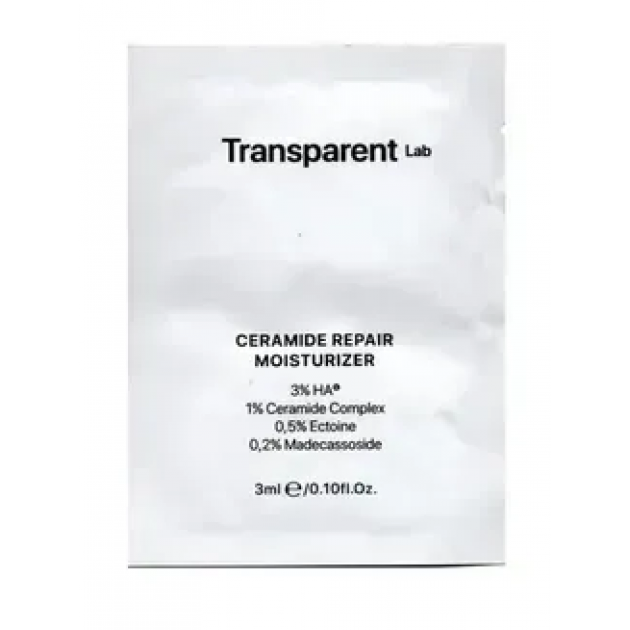 SAMPLE Transparent Lab Ceramide Repair Moisturizer Зразок зволожуючої відновлювальної крем-сироватки
