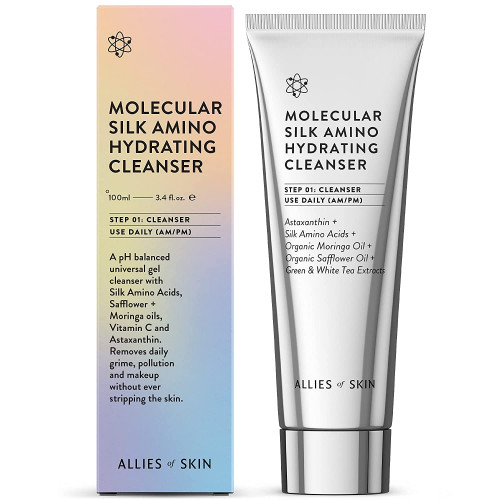 Allies Of Skin Molecular Silk Amino Hydrating Cleanser 100ml Очищуючий засіб для обличчя