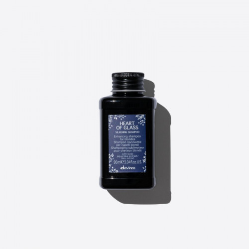 Davines HEART OF GLASS SILKENING SHAMPOO 90ml Шампунь, що підтримує колір, для відтінків блонд