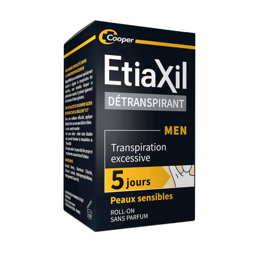 Etiaxil Men Sensitive 15 ml Антиперспірант чоловічий для чутливої шкіри тривалої дії, Roll-on
