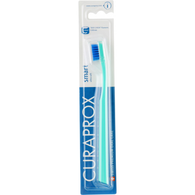 CURAPROX smart ultra soft 5-12 Years Зубна щітка середньої жорткості для дітей (бірюзова)