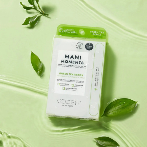 Voesh Mani Moments Duo - Green Tea Detox СПА-догляд для нігтів та шкіри рук 