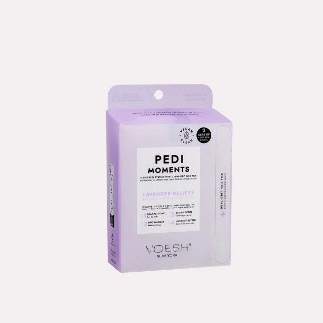 Voesh Pedi Moments Duo - Lavender Relieve Набір для педикюру 