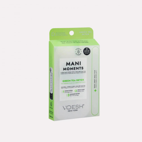Voesh Mani Moments Duo - Green Tea Detox СПА-догляд для нігтів та шкіри рук 