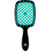 Щітка Janeke Small Superbrush The Original 71SP234TFF Чорна/зелена
