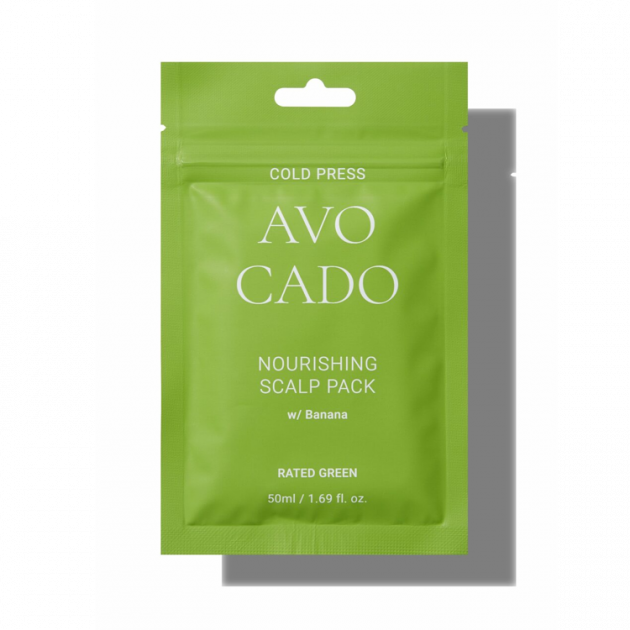 Rated Green Cold Press Avocado Nourishing Scalp Pack саше 50ml Живильна маска з маслом авокадо