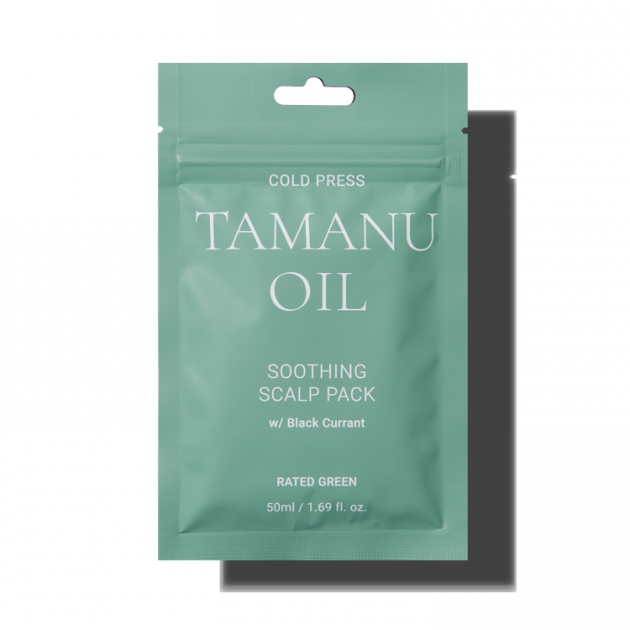 Rated Green Cold Press Tamanu Soothing Scalp Pack саше 50ml Маска успокаивающая с маслом тамана