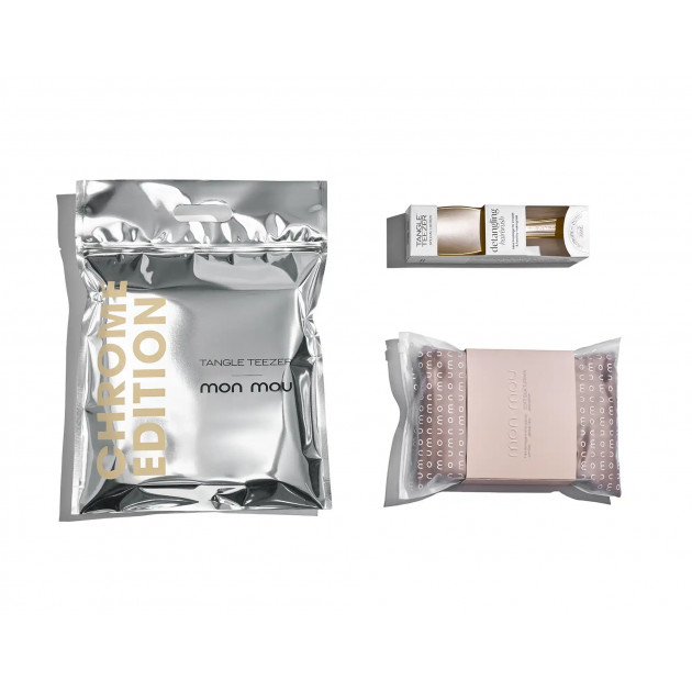 Tangle Teezer & MON MOU Лімітований набір “СHROME EDITION”