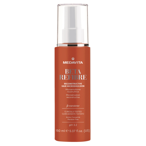 Medavita Beta Refibre Reconstructive Hair Microemulsion 150 ml Відновлювальна мікроемульсія для глибокої реконструкції волосся