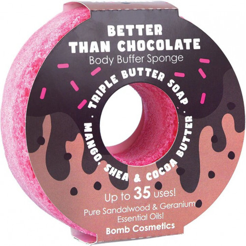 Bomb Cosmetics Губка з милом Better Than Chocolate Body Buffer Bomb Cosmetics Губка з милом Better Than Chocolate Body Buffer