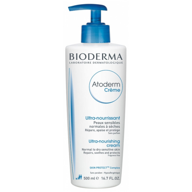 Bioderma Atoderm Creme Nourrissante 500 ml Крем для тела для сухой и очень сухой кожи