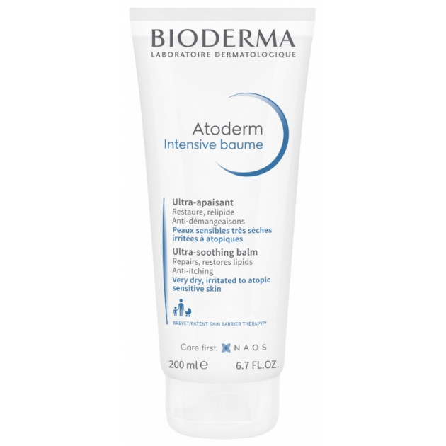Bioderma Atoderm Intensive Baume 200 ml Інтенсивний бальзам для дуже сухої та чутливої, атопічної шкіри