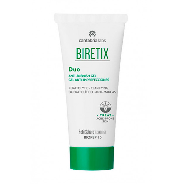 Cantabria Labs Biretix Duo Anti-Blemish Gel 30ml Себорегулюючий гель для шкіри з акне