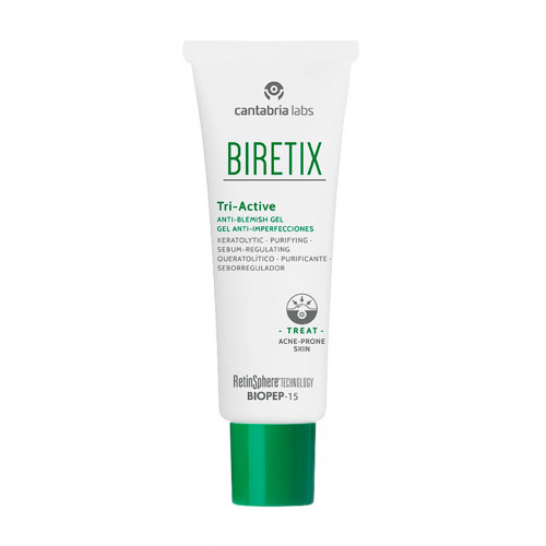 Cantabria Labs Biretix Tri-Active Gel 50ml Протизапальний гель для шкіри, схильної до акне