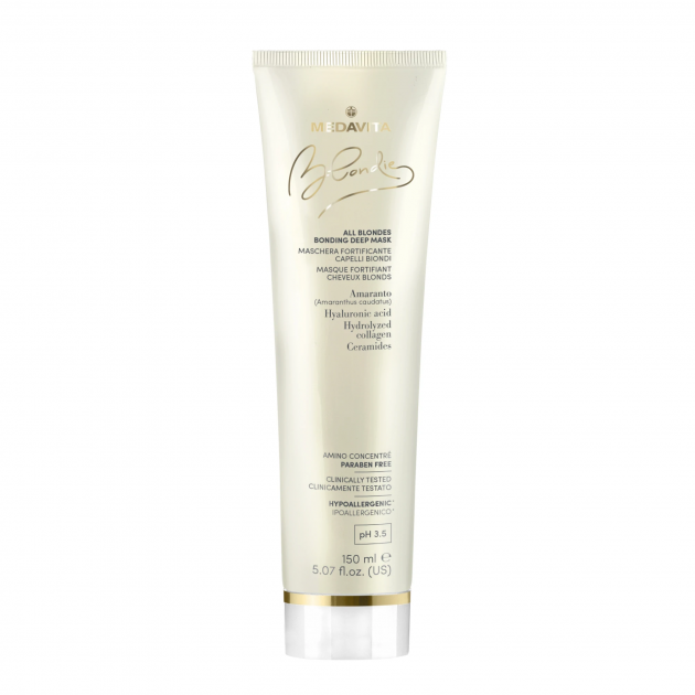Medavita Blondie All Blondes Bonding Deep Mask 150ml Глибоко укріплююча маска длявсіх типів білявого волосся