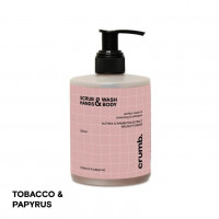 Crumb Tobacco & papyrus 300ml Гель для душу зі скрабинками для рук та тіла