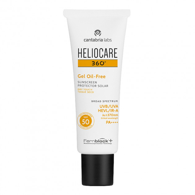Cantabria Labs Heliocare 360° Gel Oil-Free SPF50+ 50ml Сонцезахисний гель для жирної і комбінованої шкіри