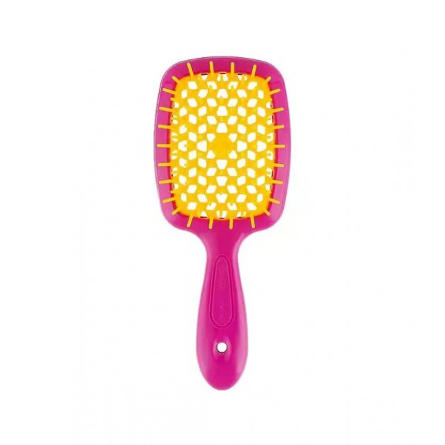 Щітка Janeke Superbrush The Original 86SP226FY Рожева/жовта