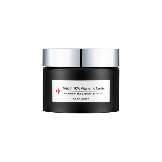 Cuskin Dr.Solution Niacin 10% Vitamin C Cream 50ml Висококонцентрований крем з ніацинамідом та вітаміном С
