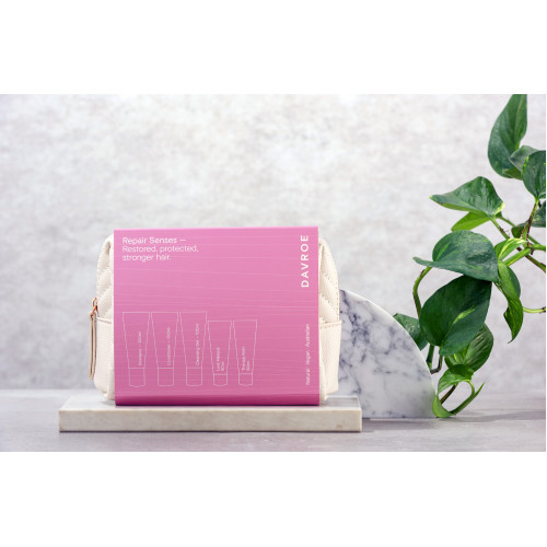 Davroe Travel Pack Repair Senses Набір з косметичкою для відновлення пошкодженого волосся